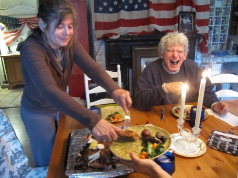 Typical family dinner